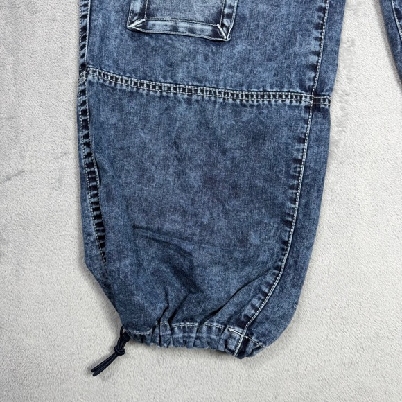 True Religion Women's Jessie Super Baggy Cargo Big T Jeans Blue‎ Size 25 - Picture 6 of 14